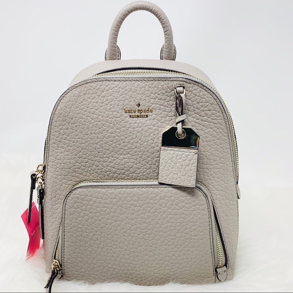Kate spade Caden Carter soft taupe Backpack Gray - Picture 5 of 8